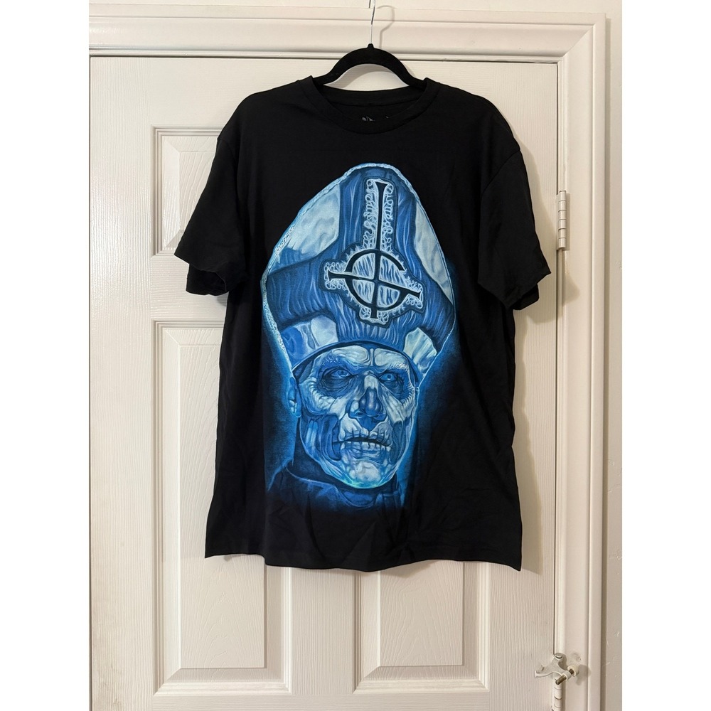 ghost papa emeritus band tee shirt black unisex size large